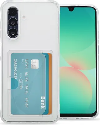 Obrázok produktu pre imoshion Mäkké zadné puzdro s držiakom kariet pre Samsung Galaxy A26 - Transparentné