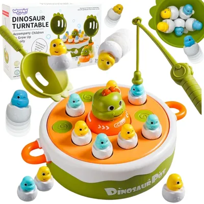 Obrázok produktu pre Woopie – Lov na dinosaury: 4-v-1 arkádová hra s katapultom