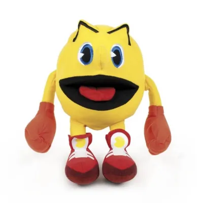 Produktbild von Pac Man Kuscheltier - 25 cm Plüschtier weiches Stofftier
