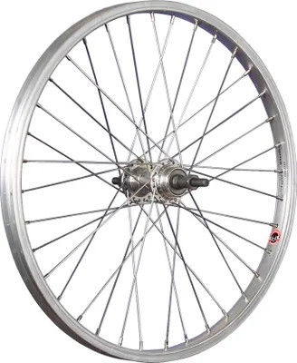 Produktbild von 20 Zoll Hinterrad Büchel Aluminumfelge Schraubkranznabe 5-8 fach - silber