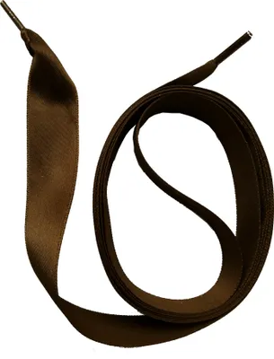 Produktbild von SNORS Schnürsenkel SATIN breit - BRAUN - 16mm - 90cm