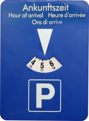 Image de 1X Disque De Parking Avec Horloge Hp 19942
