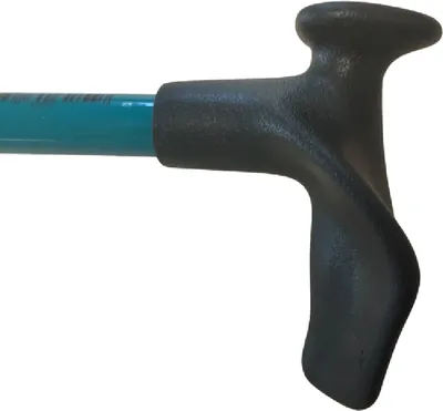 Produktbild von Ossenberg |Leichtmetall Gehstock |Simple Hart | Starr | Türkis