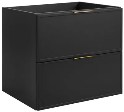 Immagine prodotto di Mobile da bagno grigio scuro + maniglia dorata, 46 x 60 x 57 cm