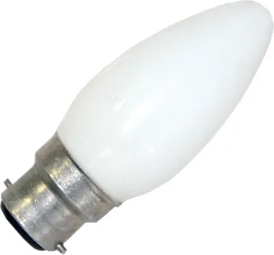 Produktbild von 1 x Leuci Kerze Glühbirne 60W B22 Opal weiß Glühbirnen B22d 60 Watt Glühlampe Glühlampen