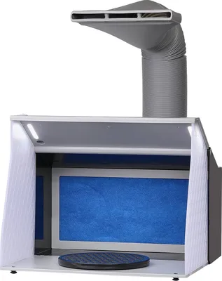 Produktbild von Airbrush Spritzkabinen Bausatz 405 x 330 x 355 m, Tragabre Airbrush-Absauganlage, Airbrush Spritzkabine Absauganlage 5,2 m³/min mit Doppelte Lüfter für Airbrush Modellbau, Lackierarbeiten usw.