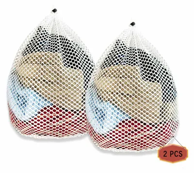 Wäschenetz 2er-Pack 30x40 cm – wiederverwendbarer Waschbeutel