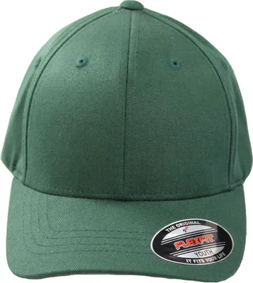 Produktbild von Flexfit Cap Wooly Combed Spruce Gr. L/XL Grün Classic Baseball Kappe #KK182b