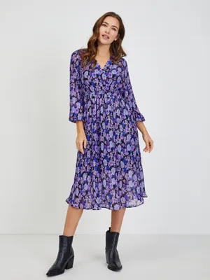 Produktbild von Orsay Lila Damen Blumenkleid DP-3522886__XS