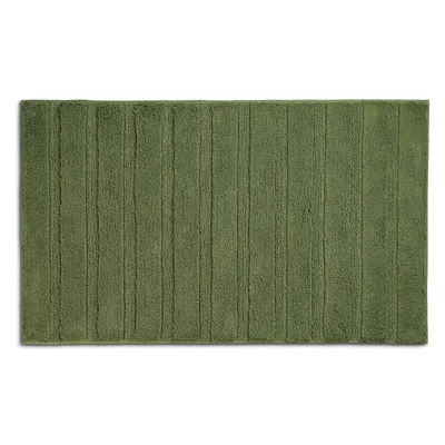 Immagine prodotto di KELA Tappeto da bagno Megan 100% cotone verde muschio 80,0x50,0x1,6cm KL-24705