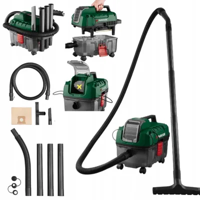 Parkside PAWD 20-Li A1 Nass-Trockensauger 20 V, 8 l, ohne Akku/Ladegerät