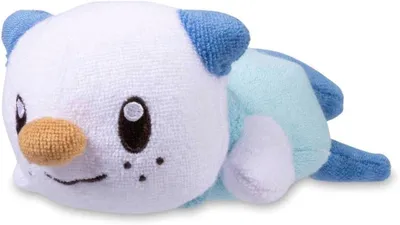 Produktbild von Pokémon Center Ottaro (Oshawott) Kuscheliges Plüsch – 16,5 cm