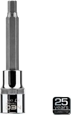 Zdjęcie produktu dla NEO TOOLS Końcówka sześciokątna na nasadce 1/2", H7 x 100 mm
