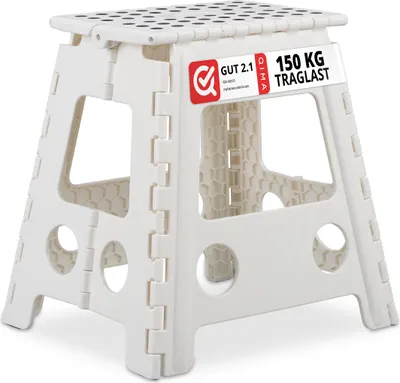 Immagine prodotto di Sgabello pieghevole Relaxdays XL fino a 120 kg Sgabello Seduta Sgabello Sgabello Sgabello Sgabello Sgabello Gradino