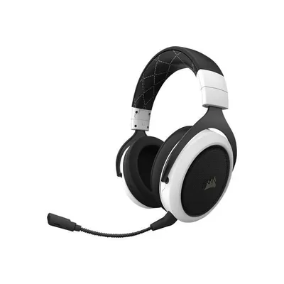 Produktbild von Corsair HS70, Kabellos, Gaming, 20 - 20000 Hz, 330 g, Kopfhörer, Schwarz, Weiß
