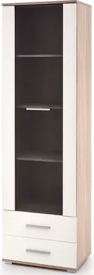 Zdjęcie produktu dla Halmar Witryna Lima W1 - biały / dąb sonoma