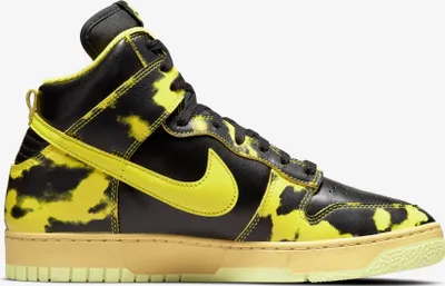 Produktbild von Nike Dunk High 1985 SP "Yellow Acid Wash", DD9404-001, Größe: 42