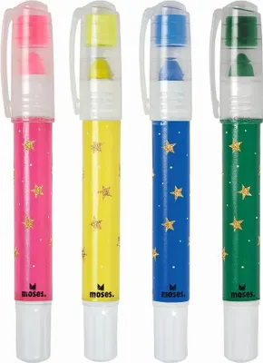 Produktbild von moses Metallic-Wachsmaler Sternenstaub 4er Set