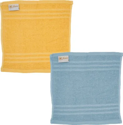 Produktbild von 2x Seiftuch Handtuch Waschlappen Seiflappen Gästetuch Frottiertuch 30x30 cm