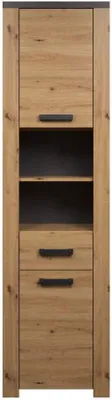 Produktbild von trendteam Bad Hochschrank Follow, Artisan Eiche Melamin/Matera Melamin, B/H/T ca. 53/196/35 cm