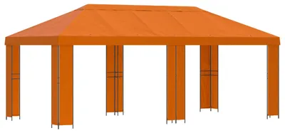 Image de Abri de jardin 6 x 3 m Orange Polyester et Acier 190