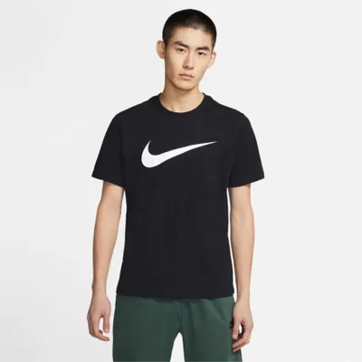 Produktbild von Nike M Nsw Tee Icon Swoosh Black/White Black/White L