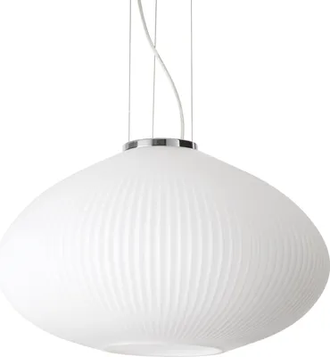 Obrázok produktu pre Závesné svietidlo Modern Plisse' Metal Chrome 1 Light E27 D45Cm