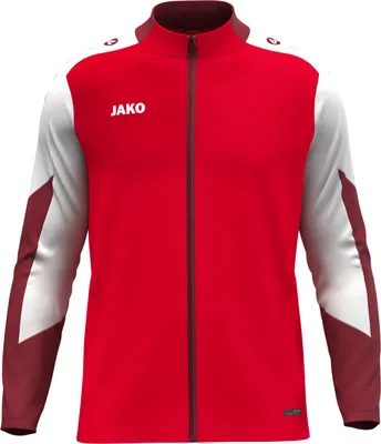 Obrázek produktu pro JAKO dětská polyesterová bunda Dynamic - 9370, barva:červená/bílá/tmavě červená, velikost:140