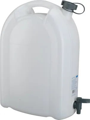 Produktbild von Pressol Wasserkanister 20L weiß stapelbar Polyethylen mit Ablasshahn - 21177