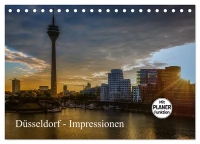 Produktbild von Düsseldorf - Impressionen (Tischkalender 2027 DIN A5 quer), CALVENDO Monatskalender