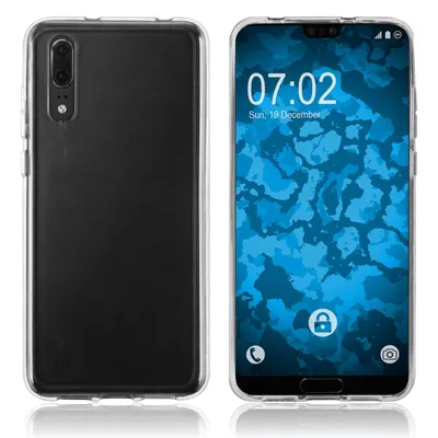Produktbild von PhoneNatic Case kompatibel mit Huawei P20 - Crystal Clear Silikon Hülle transparent Cover