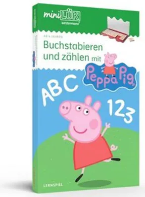 Immagine prodotto di miniLÜK. Kindergarten/Vorschule Set Buchstabieren und zählen mit Peppa Pig