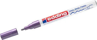 Produktbild von Glanzlack-Marker edding 751 1-2mm violett Packung mit 10 Stück