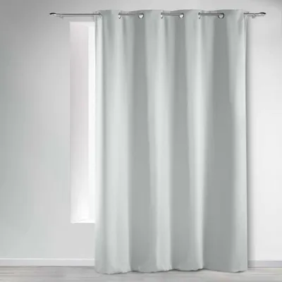 Imagen del producto de Cortina opaca de un solo color con ojales