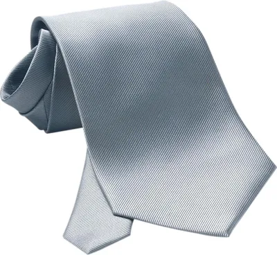 Produktbild von Krawatte, Binder, Farbe silbergrau, 100% Polyester, 210g/m²