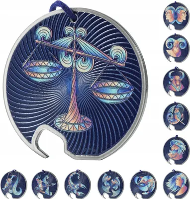 Produktbild von KADAX Flaschenöffner "Callas", Kapselheber, Zodiak Design, Bieröffner aus Edelstahl, Waage, 7 cm