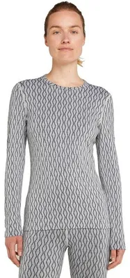 Immagine prodotto di Maglia ICEBREAKER W MER 260 VERTEX LS CREWE ON-PISTE da donna, neve/nero Taglia: XL