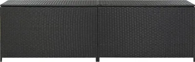 Produktbild von vidaXL Zahradní box z polyratanu 200x50x60 cm černý