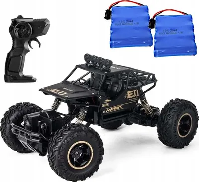 Obrázok produktu pre Veľké diaľkovo ovládané monštru truck 4x4 s LED osvetlením – kovový, 27 cm
