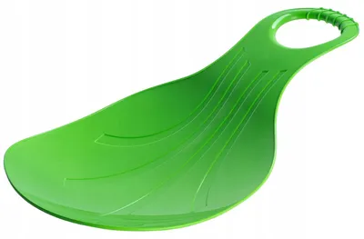 Produktbild von Kinderschlitten - Kunststoffschlitten - Robust - Leicht - Für Schnee und Winter - Rosa