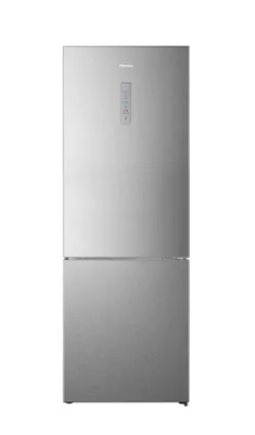 Produktbild von Hisense RB645N4BIE Kühl- und Gefrierkombination Freistehend 495 l E Edelstahl