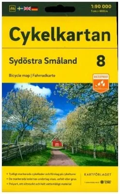 Produktbild von Cykelkartan Blad 8 Sydöstra Småland