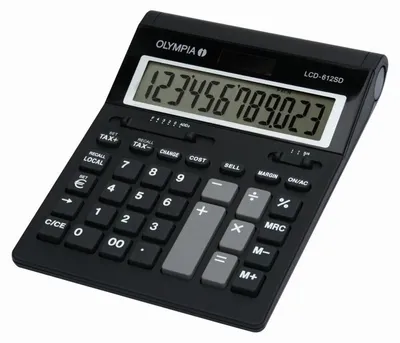 Produktbild von OLYMPIA LCD 612 SD Tischrechner