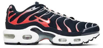 Zdjęcie produktu dla Nike Air Max Plus Dark Obsidian Bright Crimson (wersja dla dziewcząt) - rozmiar EU 38.5
