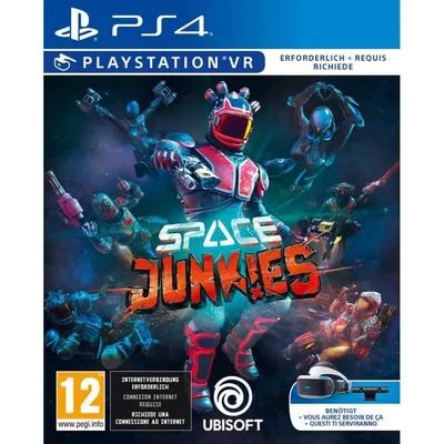 Obrázok produktu pre Ubisoft Space Junkies, PlayStation 4, T (neplnoletí), Požadovaná náhlavná súprava pre virtuálnu realitu
