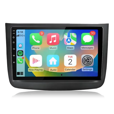 Produktbild von 6+128GB 10''Android14 Autoradio 8kern 4GSIM Carplay FM GPS Navi SWC WIFI Geeignet Für Benz Viano Vito W639 2010-2015 DAB+ BT FM