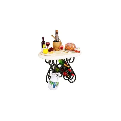 Image de Petite table de service « Weinstube » avec figurines en porcelaine, 8,5 cm, objet de collection