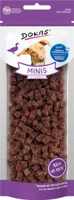 Produktbild von Dokas Minis Entenbrust, Snacks, Hund, Adult, Ente, 70 g