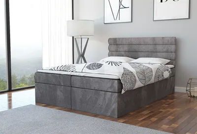 Produktbild von Boxspringbett Schlafzimmerbett ANNIK 200x200cm inkl.Bettkasten