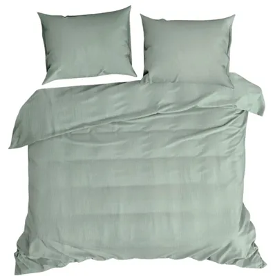 Immagine prodotto di EUROFIRANY | Biancheria da letto - Set copripiumino - verde - 160 x 200 cm - Biancheria da letto - 100% cotone